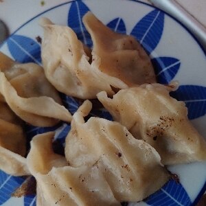 手作り焼き餃子の皮:手抜きレシピ，袋調理レシピ